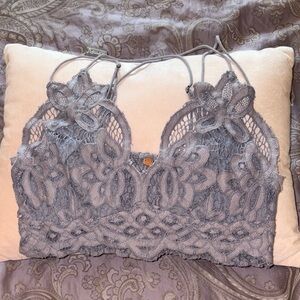 Purple Free People Gray Bralette Size XS